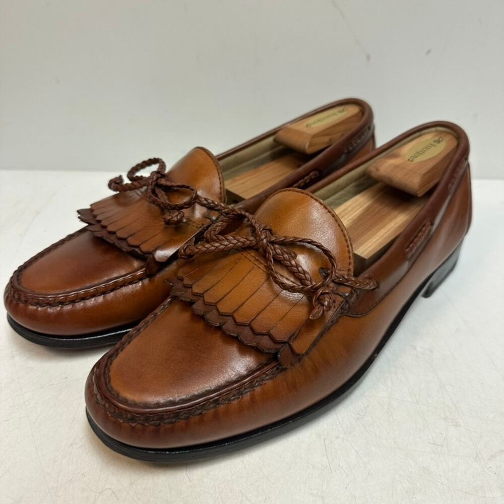 NEW HEELS Rancourt x Allen Edmonds Woodstock Tassel Loafer Made Maine USA 10.5 D